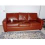 Leather Sleeper Sofa