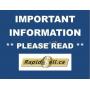Important Information - Please Read