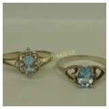 Pair of Sterling Silver Rings #2