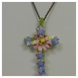 A Rare Russell Handcraft Bone China Necklace