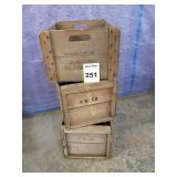 Three Orchard Crates