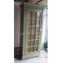 Telephone Booth Style & Glass Shelf Cabinet