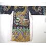 Antique Chinese Embroidered Dragon Kimono Robe