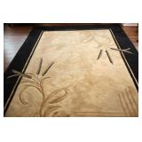Gold Imperial Hand Craving Area Carpet
