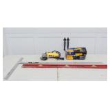 PowerFist 4 1/2" Angle Grinder, T-Square and Level