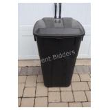 45 Gal Plastic Refuse Container with Lid & Wheels