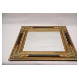 LARGE Heavy Gold Gilt Wood Frame Mirror