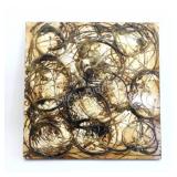 Textured Abstract Artwork on Stretcher Board