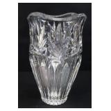 Crystal Cut Decorative Heavy Vase