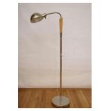 Brass and Wood Reading Lamp