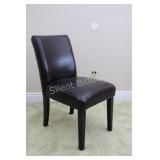Bonded Leather High Back Occasional Chair