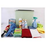 Micro Fibre Cleaning Cloths, Glade and Hamper etc.