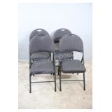 Set of 4 Folding Fabric Occasion Chairs