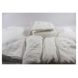 White Striped Duvet w Sheet Sets & Pillow Cases