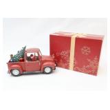 Lighted Red Truck Christmas Tree Globe