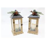 Set of Mantel Battery Operated Candle Decor