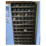 Double Sided Early Wood Slot Mail Cabinet - 2 PC
