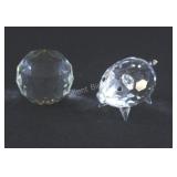 Swarovski Large Crystal Pig & Colorful Paperweight