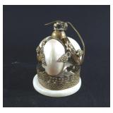Victorian Dinner Bell w Abalone &  Mother of Pearl