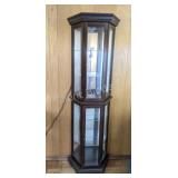 Glass Display Cabinet w Two Glass Doors