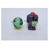 TOMY - Frankenstein & Globe Wind Up Walkers