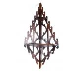 Corner Cutout Wooden Wall Display Shelve