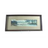 T. Martin Signed Watercolor Artwork