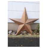 Large Tin Wall "Star" Garden Decor