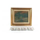 OKR, 1990 Original Signed Art & Goebel Dishes