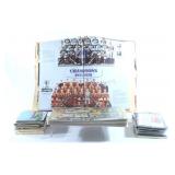 Scrap Book w Assorted Clippings & Postcard Album