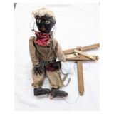 Antique Paper Mache Crafted Marionette Puppet
