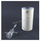Boxed Swarovski Classics Crystal "Violin" w Stand