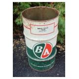 "BA " Metal Large Barium Grease Drum