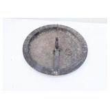 Antique Cast Iron Young Fisherman Birdbath Top