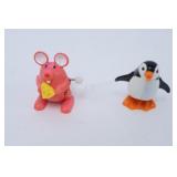 TOMY - Penguin & Mouse Wind Up Walkers