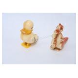 Kangaroo & Joey w Duckling Pull Toy