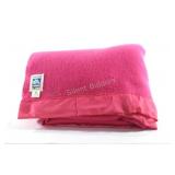 Ayers, Made in Canada Pink Wool Blanket
