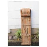 Vintage 4 Foot Wooden Toboggan