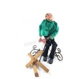 Antique Paper Mache Crafted Marionette Puppet