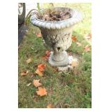 Large 20" HEAVY 2PC Concrete Planter w Base