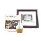 Walter Campbell Print w Maple Syrup Book