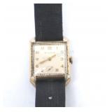1947 Ladies Gold Plated Bulova Wrist Watch