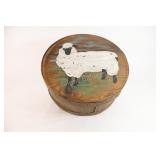 Hand Painted Decorative Homestead Cheese Box