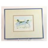 Cecil Youngfox Signed "Skin Point Dancers" Litho