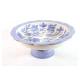Pedestal Ceramic Made in India Footed Cake Plate
