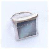 Sterling Silver Ring with Gemstone
