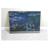 Claude Monet Les Nympheas Print on Board