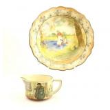 Royal Doulton Bluebell Gathers & Dickens Ware Jug