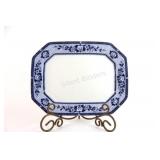 Blue & White Earthenware Burleigh Ware 17" Platter