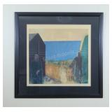 Niels Lergaard #1042 /1058 Abstract Framed Print